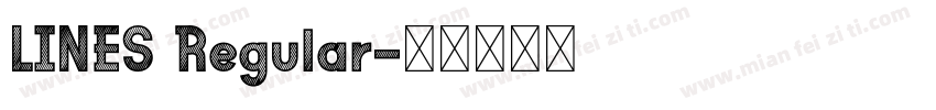 LINES Regular字体转换